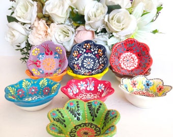 Handmade Ceramic Favor Bowls: Personalized Wedding, Christening, Baby Shower Gifts