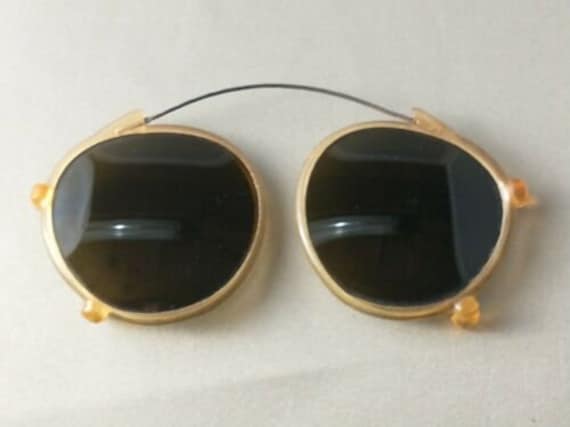 Vintage Clip On Eyeglasses Wilsonite 1940s Sunglas