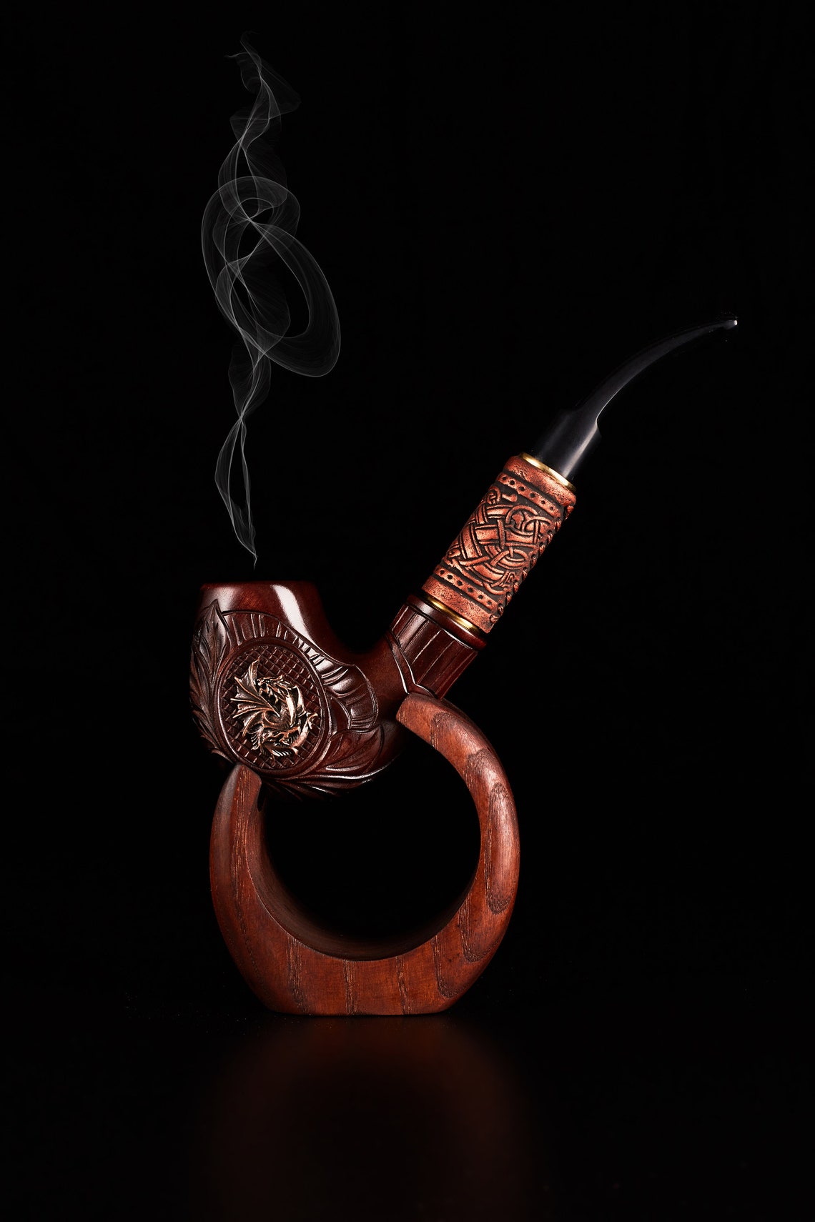 Smoking pipe Dragon metal Pipe for tobacco Etsy