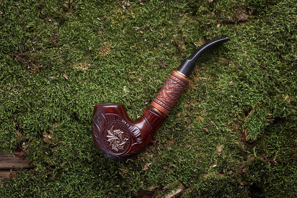 Smoking pipe Dragon metal Pipe for tobacco Etsy