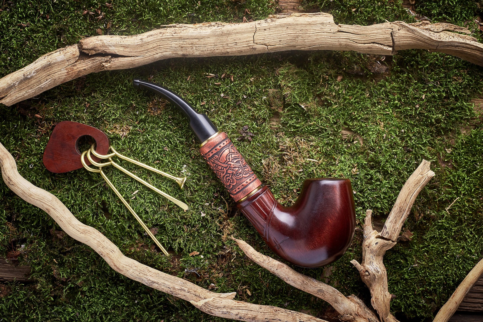 Smoking pipe Dragon metal Pipe for tobacco Etsy