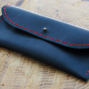 Monedero de cuero, cartera unisex, cartera hecha a mano, bolso de cuero hombres, cartera de cuero mujer