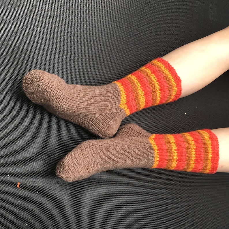 Handmade Knitted WOOL SOCKS