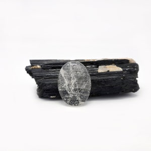 Clear Quartz Palm Stone / Worry Stone