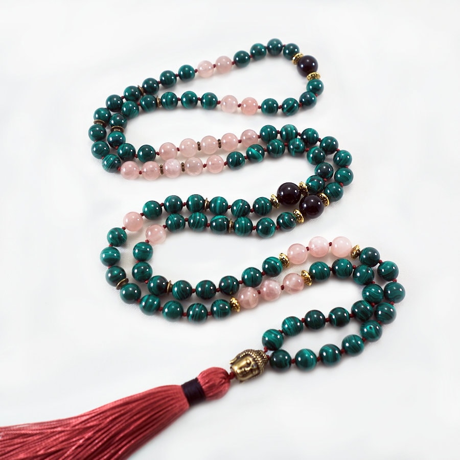 Malachite Mala Etsy Canada