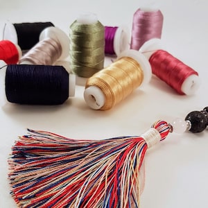 Mulberry Silk Thread - Size F (Various Colours)