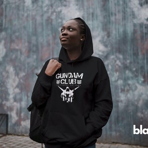 Gundam Club Hoodie / Mobiel Pak Gundam Anime Sweatshirt / Bullet Club Trui Unisex / Worstelen / Geeky / NJPW / Mecha / Robot / Gunpla