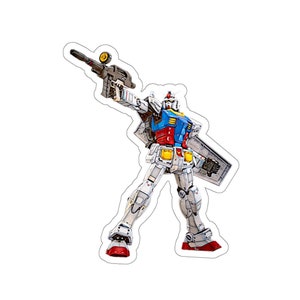 Gundam RX-78-2 Sticker / Anime sticker / Gunpla / Mecha / Sci-fi / Robot