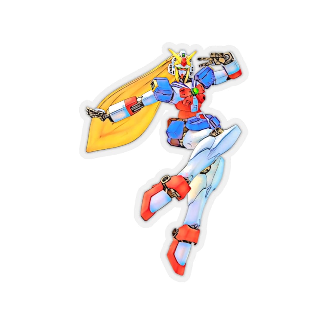 Nobell Gundam Sticker 2 / Anime Sticker / Gunpla / Decal / Vinyl / White / Transparent / G