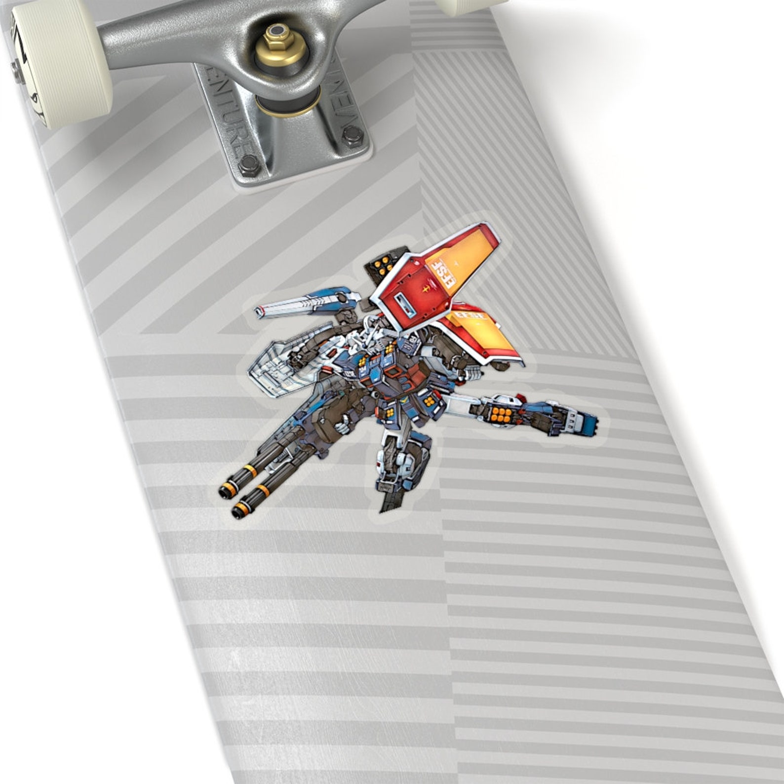 Full Armor Gundam Sticker / Gunpla / Decal / White / Etsy