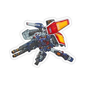 Full Armor Gundam Sticker / Gunpla / Decal / White / Transparent / Saint-ism image 5