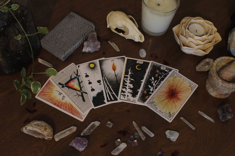Detailed & Personalized 2card Tarot Reading From Empath Etsy