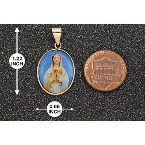 Mary Pendant of Protection - Gold Plated