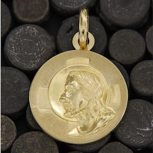 【美品】888Ｈｚ Jesus Christ ゴールド マドモアゼル・愛 巾着付 Miykon Men's Watch Image Gualalupe Virgen Mary Gold Dial