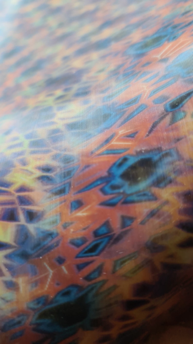 Planche Vinyl plastique à coudre pour finition moderne hologramme plusieurs couleurs disponibles image 8