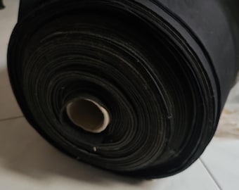 Original black neoprene style fabric, 3 mm thick