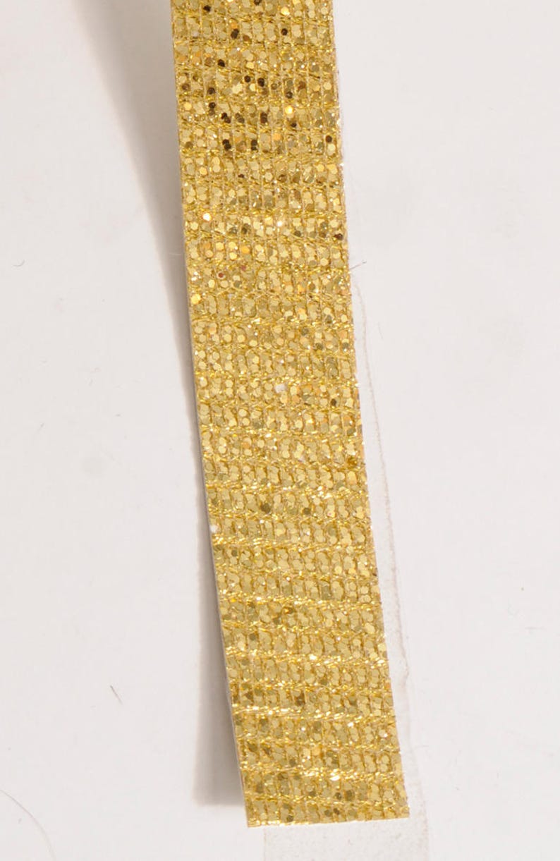 bande doré au metre mini paillette 22 mm image 2