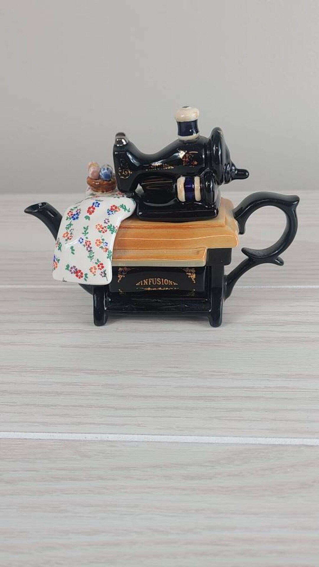 Vintage Cardew Design Sewing Machine Teapot Etsy