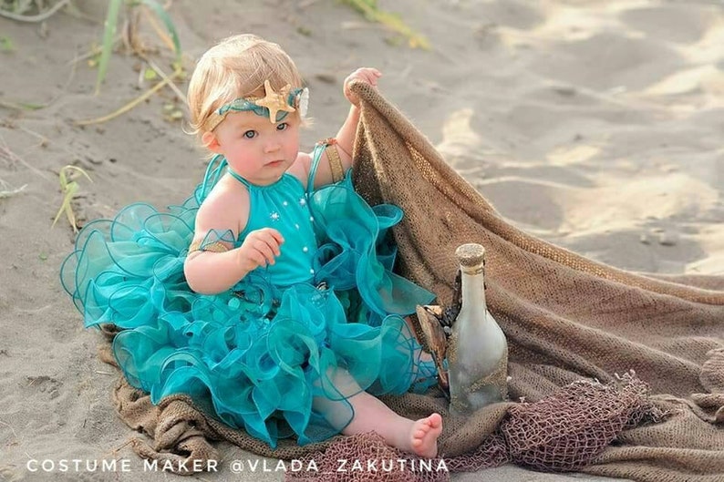 Little Mermaid Costume for Girl One Year Old Toddler Costume Etsy