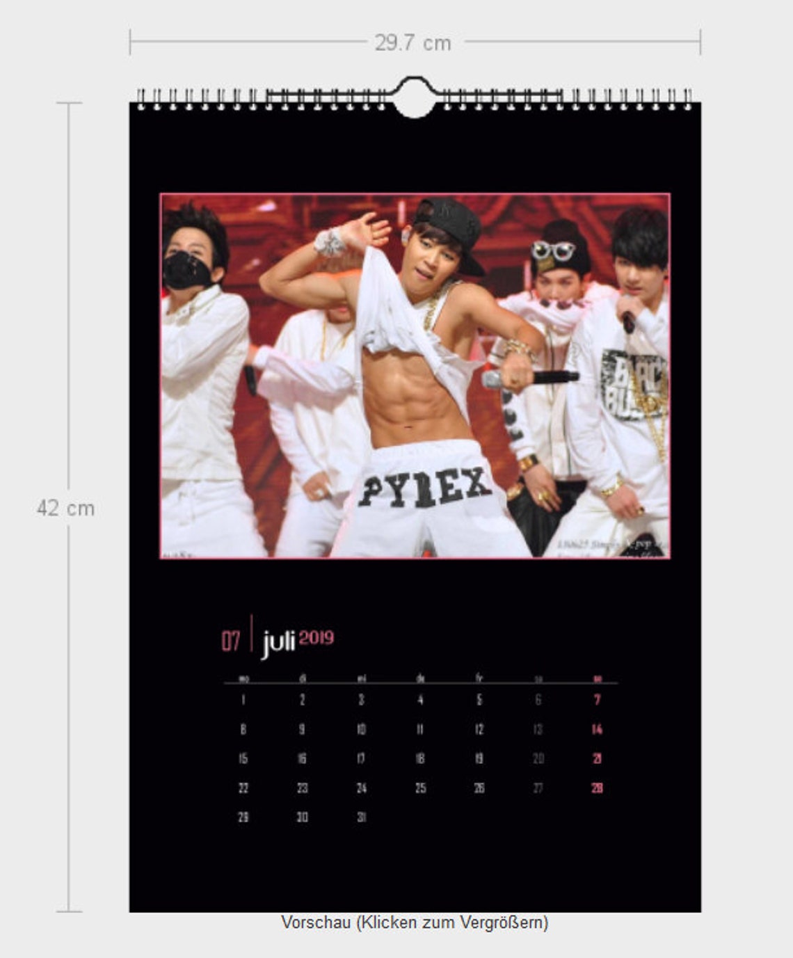 bts calendar 2022 xxl din a2 420 cm x 594 cm etsy