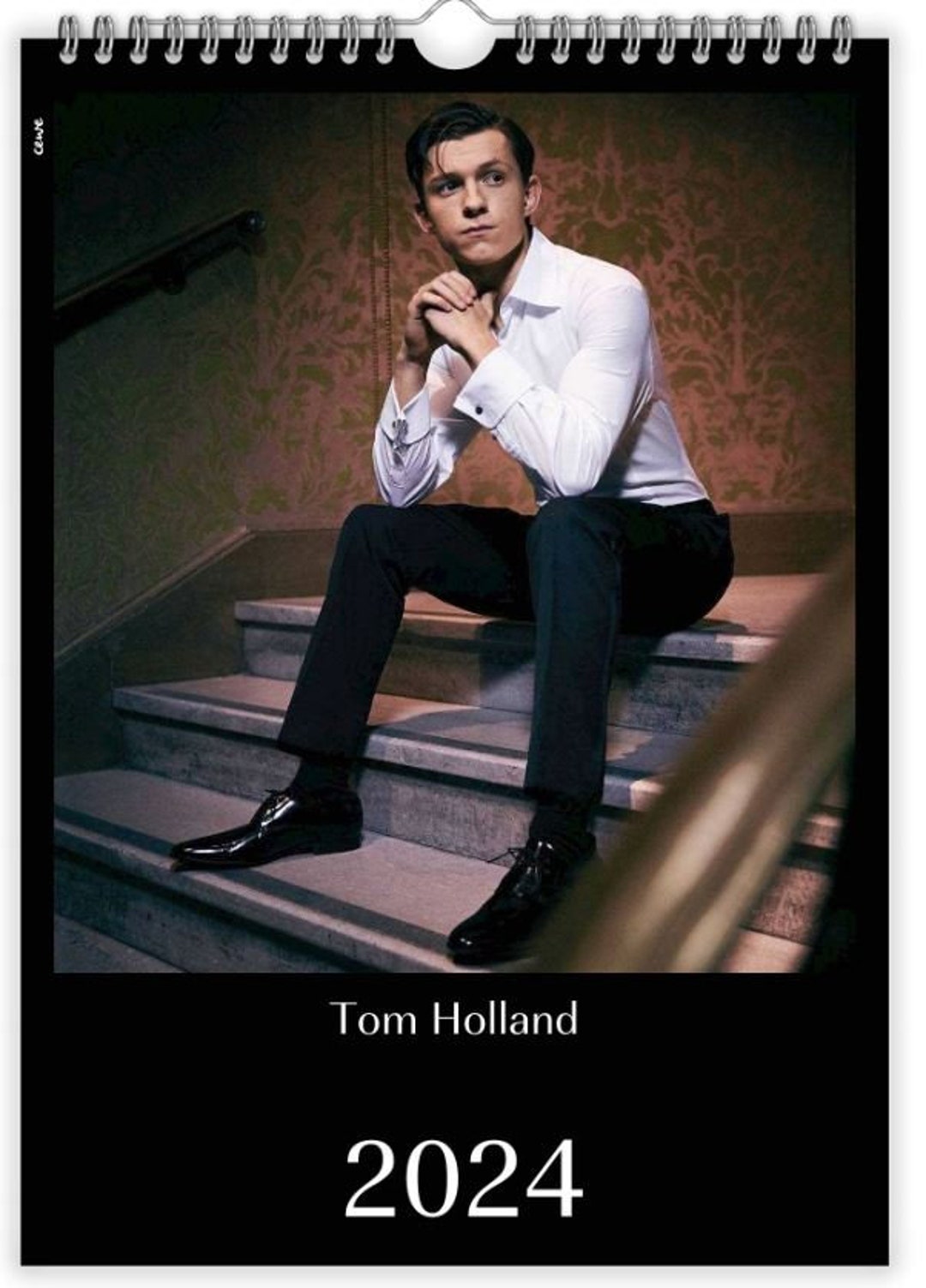 Tom Holland Wall Calendar A4 2025 Etsy