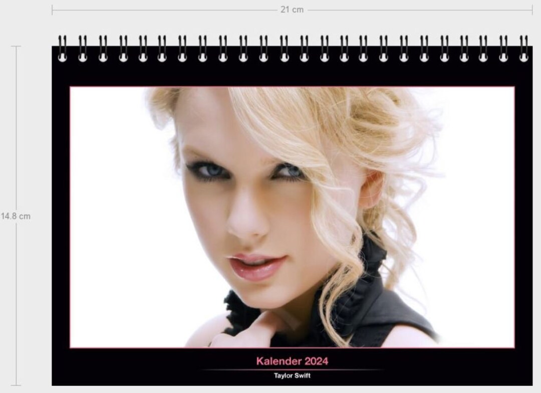 TAYLOR SWIFT Calendar 2024 Etsy