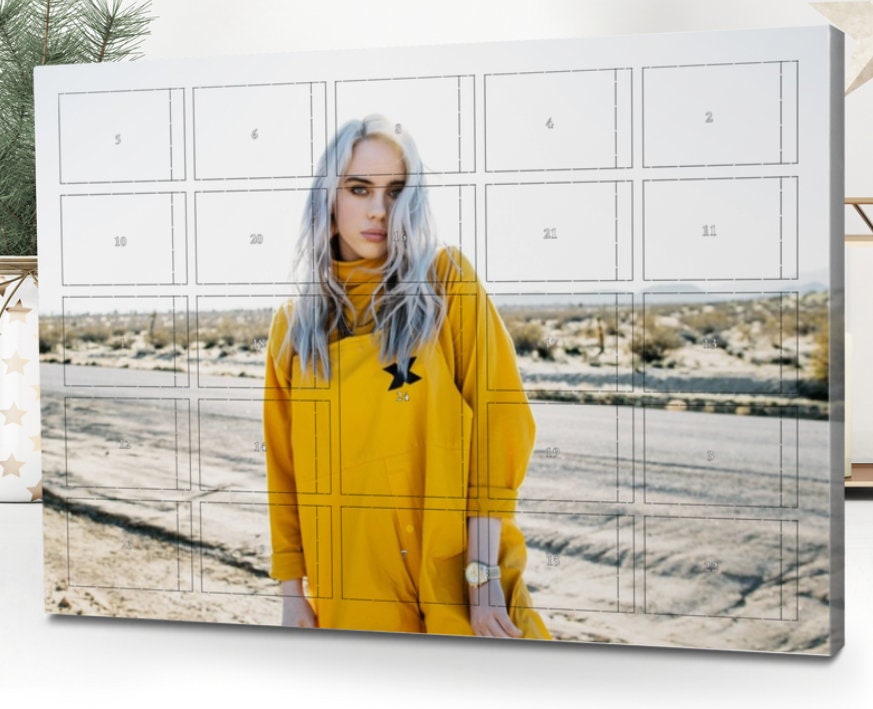 billie-eilish-advent-calendar-to-fill-53-cm-x-37-cm-x-3-5-cm-etsy