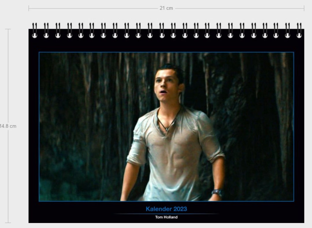 Tom Holland Calendar 2023 - Etsy