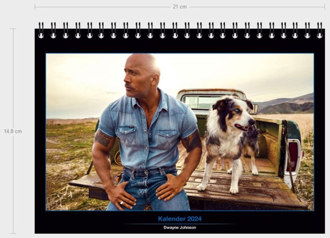 Dwayne the Rock Johnson Calendar 2025 - Etsy