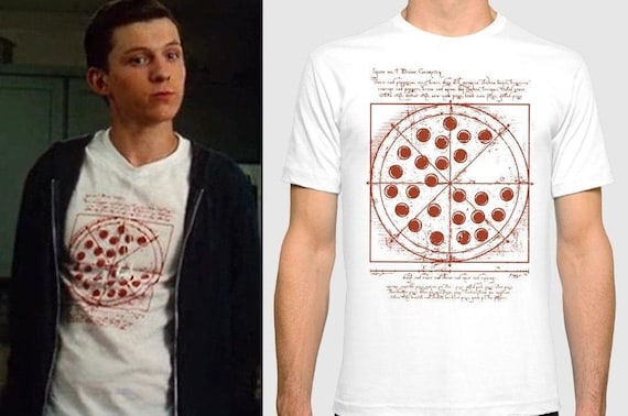 Spider-Man Homecoming Vitruvian Pizza Cosplay Camisetas Tom - Etsy España