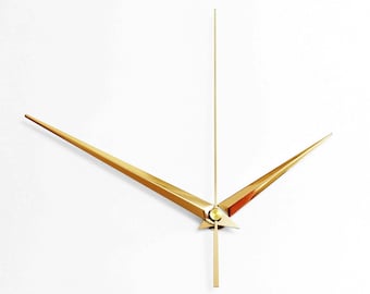 Wanduhr Zubehör - 3-teiliges Uhrzeiger-Set mit Uhrwerk, DIY-Uhrenreparaturwerk, Uhrwerkersatzteile, Quarzuhrmotor