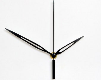 Mécanisme à quartz silencieux pour horloge murale, mouvement DIY facile à installer sans tic-tac avec jeu d'aiguilles noires, silencieux et haute précision