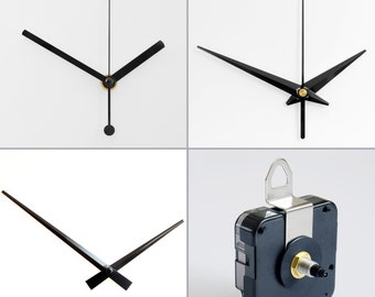 Silent Quartz Clock Movement for Wall Clock - Continuous Sweep Replacement Battery Operated Clock Mechanism for Clock Repair or DIY Clock