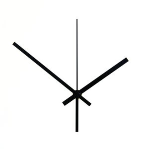 Wall Clock Accessories - 3 Pieces Clock Hands Set with Mechanism, DIY Clock Repair Movement, Clockwork Replacement Parts, Quartz Clock Motor