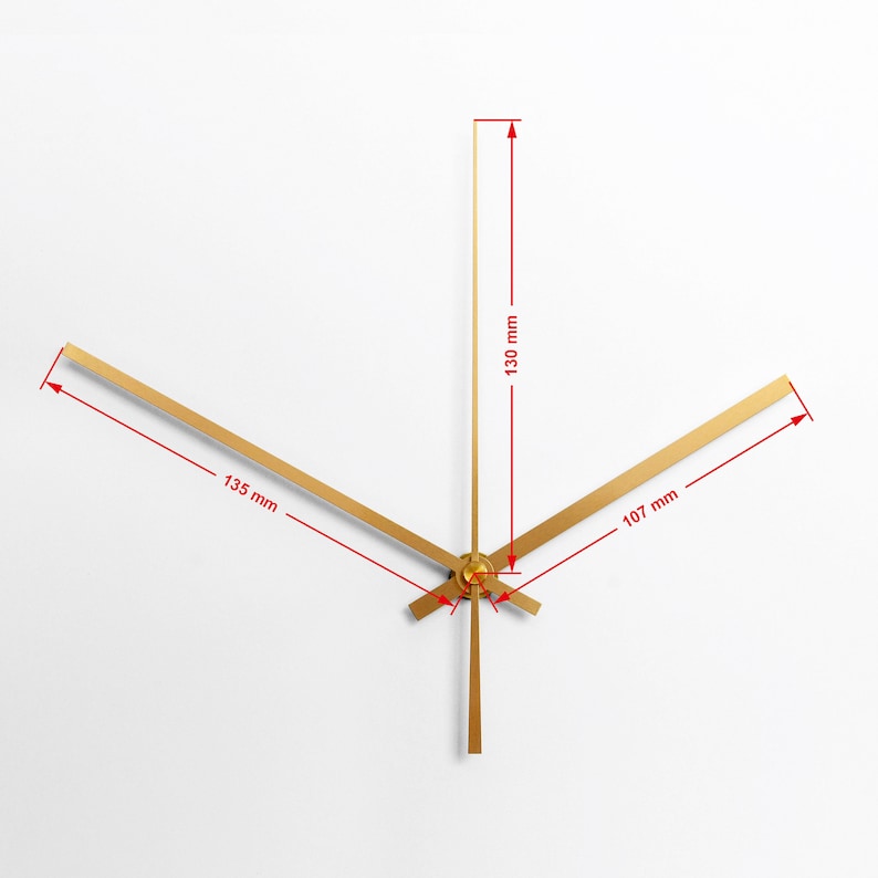 Wall Clock Accessories 3 Pieces Clock Hands Set With Etsy