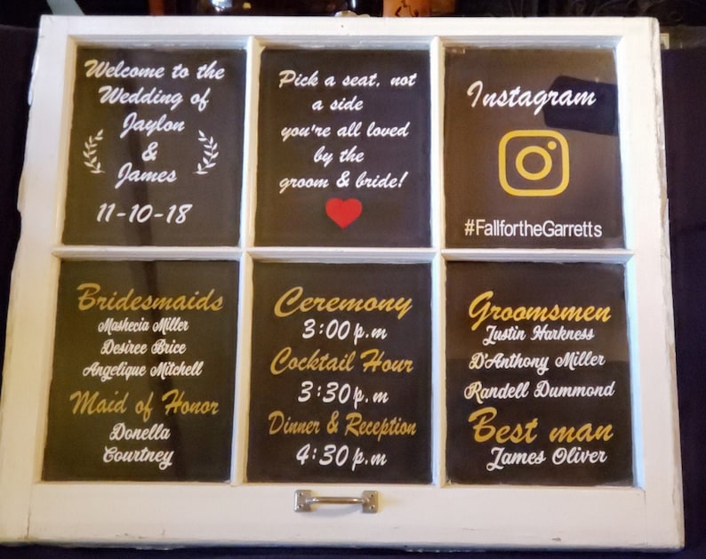 Customized your wedding window decals