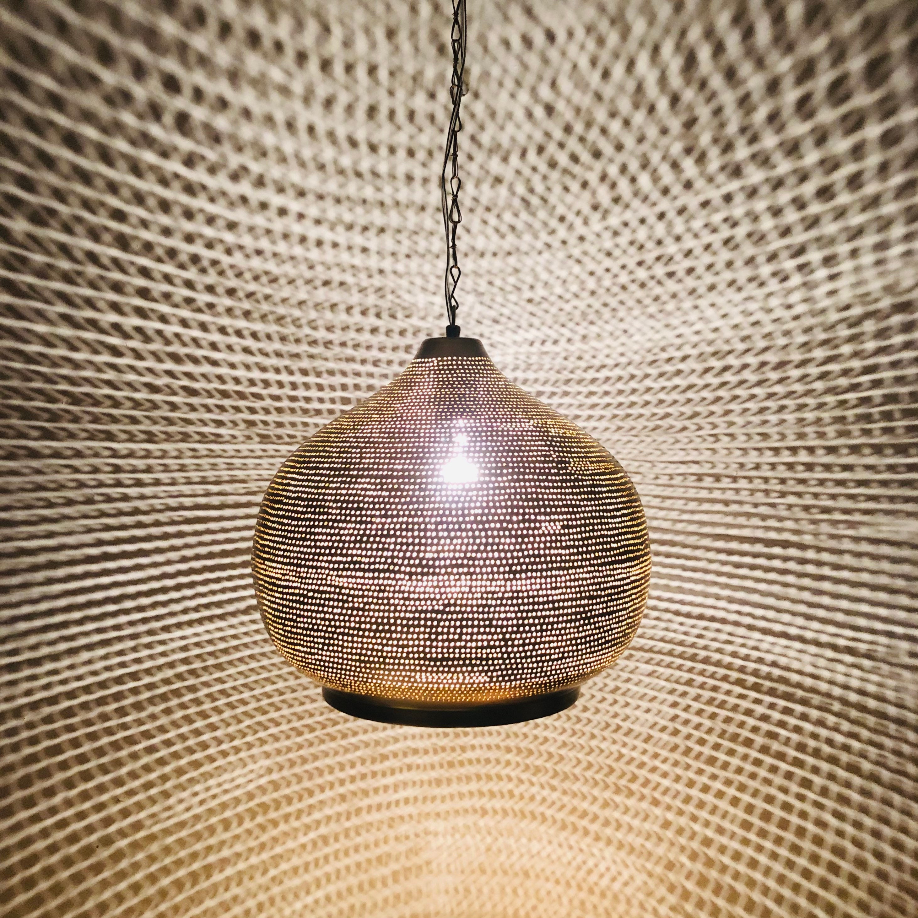 Home & Living Chandeliers & Pendant Lights Moroccan Brass Pendant Lamp