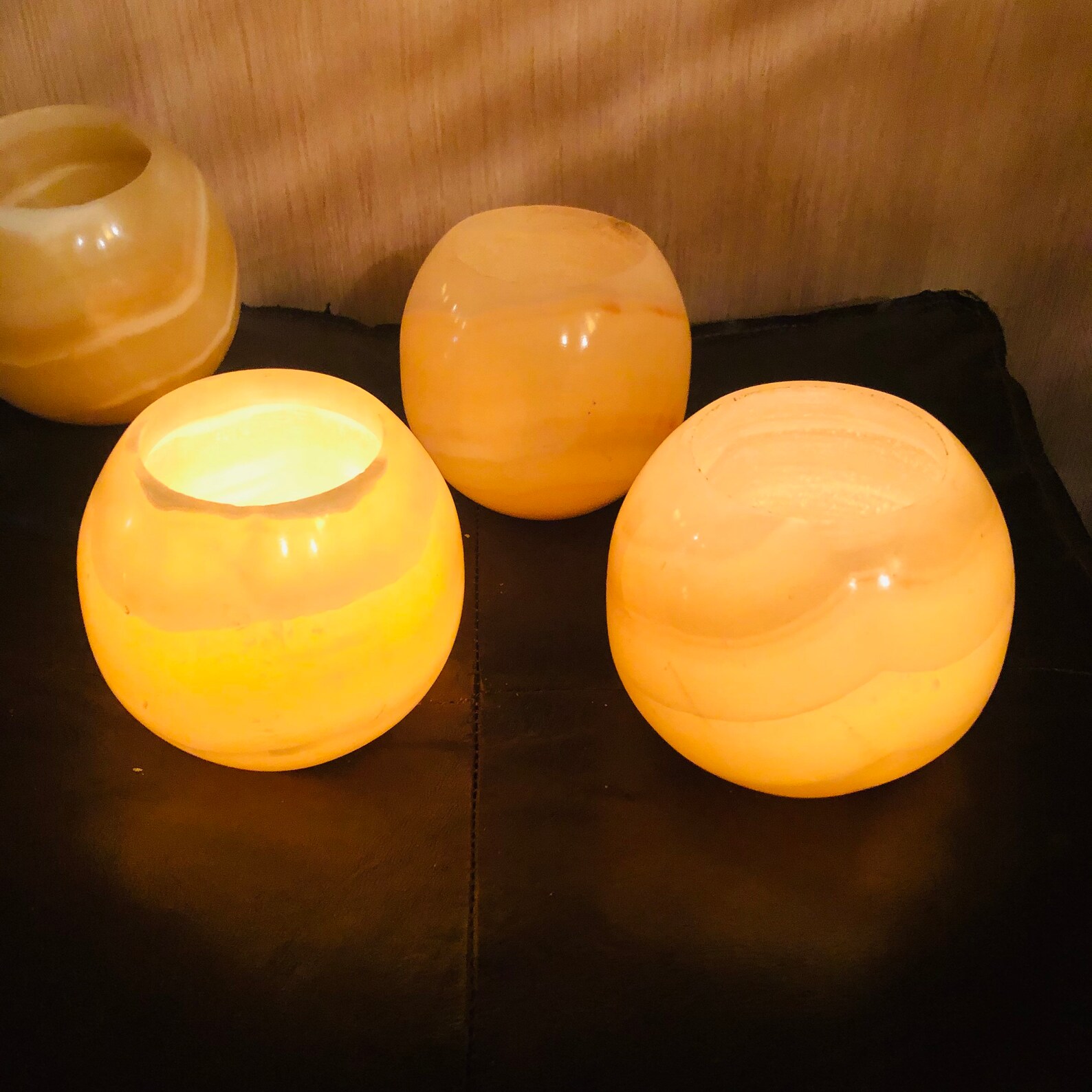 Handmade Egyptian Alabaster Candle Holder Egyptian Tealight Etsy