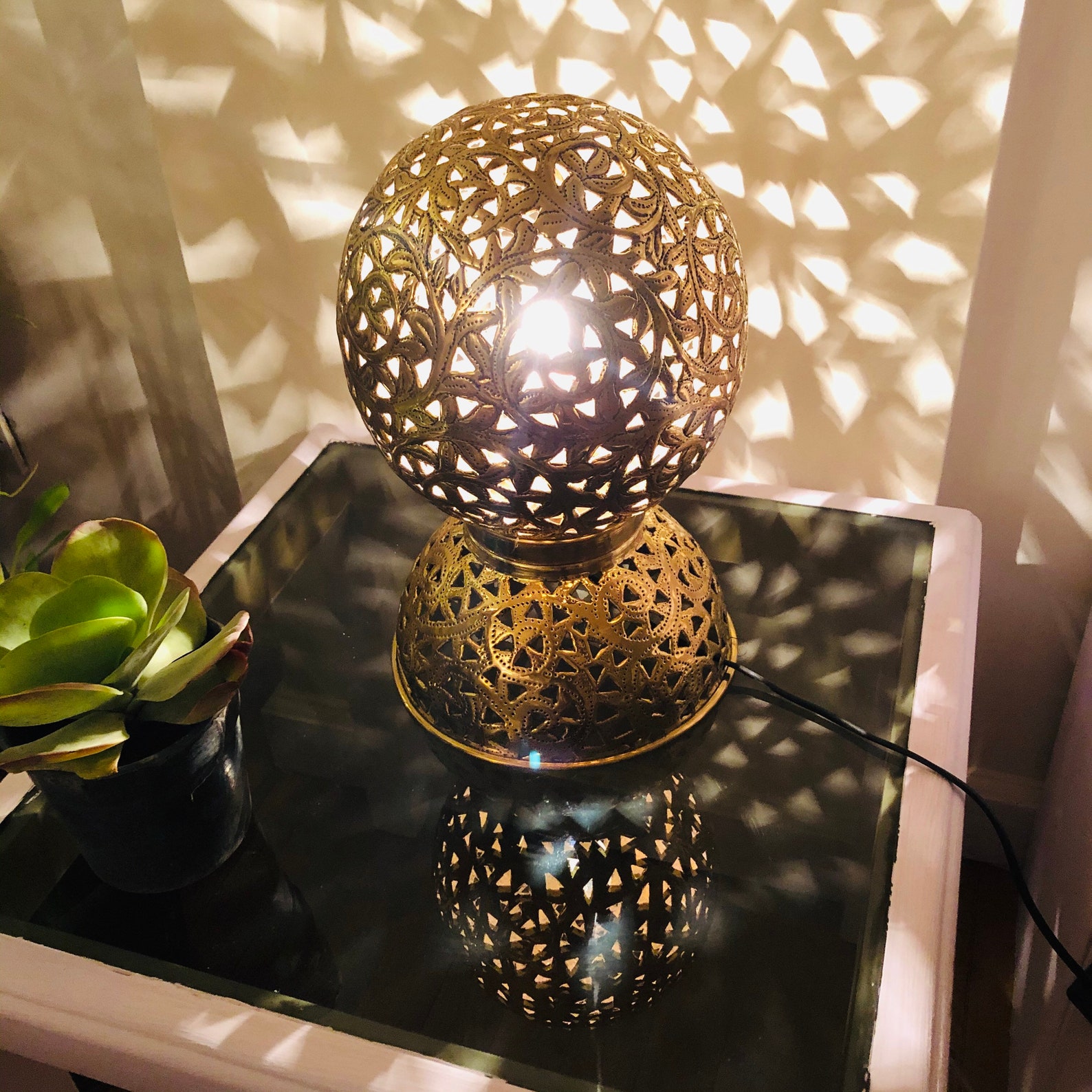 Moroccan Bedside Lamp Standing Lamp Moroccan lighting Etsy