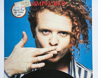 Simply Red - Men and Women / Vinyl Record LP Music Album / 1987 Pop Synth Soul Funk / Vintage original in great condition, with OIS!