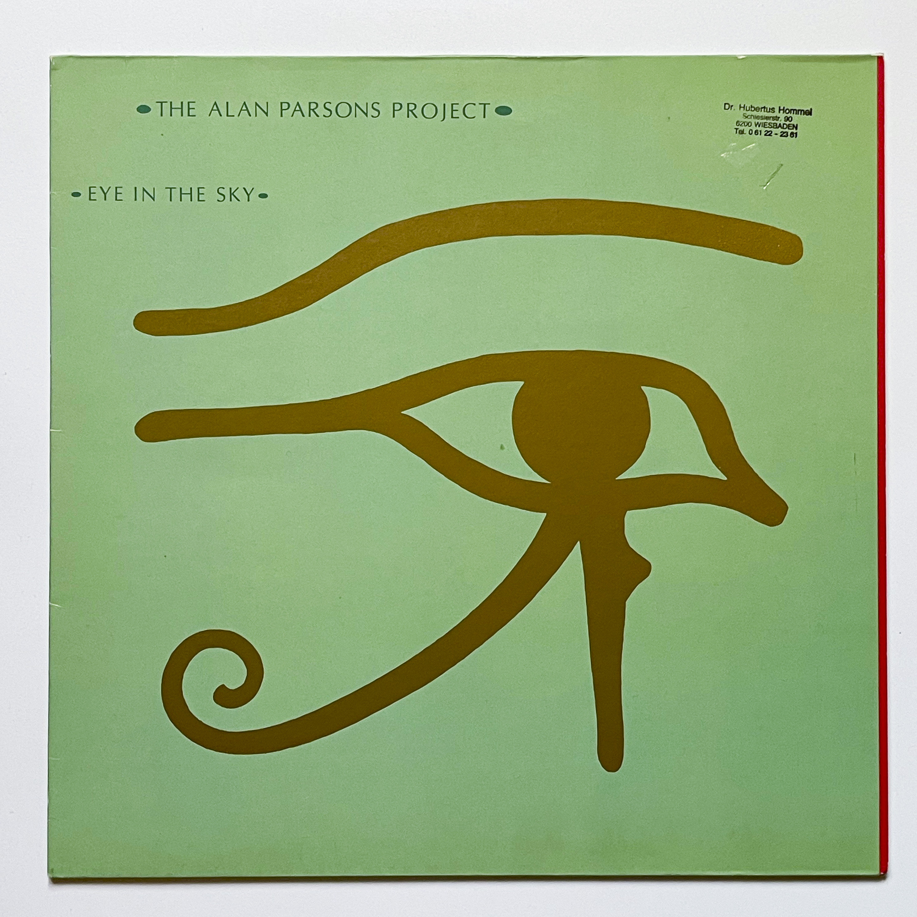 The Alan Parsons Project Eye in the Sky / Vinyl Record LP Music Album / 1982 Pop Rock, Prog Rock