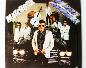 Matchbox - Midnite Dynamos / Vintage Vinyl Record LP Music Album / 1980 British Rockabilly Rock Rock&#39;n&#39;Roll