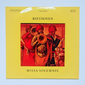 Ludwig van Beethoven - Missa Solemnis / 2LP Vintage Vinyl Record LP Classic Music Album / 1973 Classical Viennese School German recording