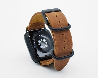 Apple Watch Strap Band | Handstitched with Real Full Grain Leather