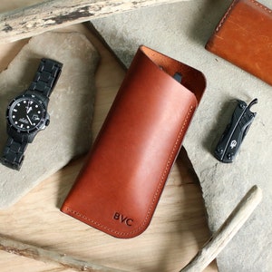 Leather Glasses Case, Sleeve, Sunglasses