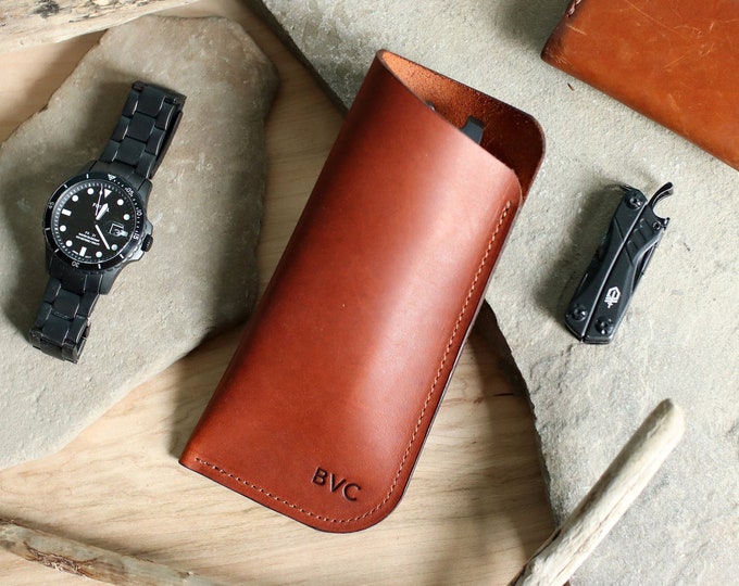 Leather Glasses Case, Sleeve, Sunglasses