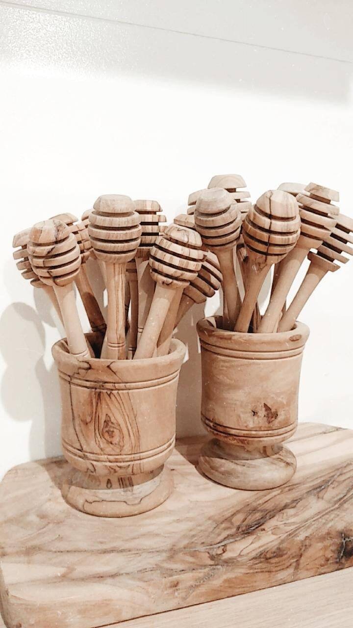 Cuillère à Miel en Bois d'olivier