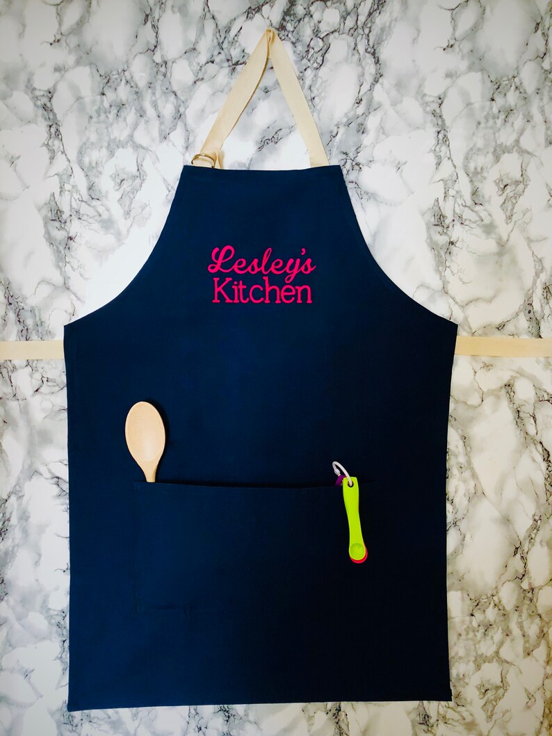 Personalised Embroidered Kitchen Apron