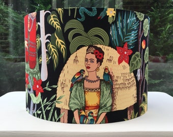 Carré de tissu jacquard Frida Kahlo pour coussin