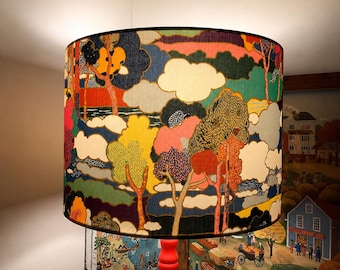 Lampshade Liberty of London Prospect Road Tresco Kaffe Fasset Chrysanthemum Visteria for Table lamp or ceiling Drum Shade